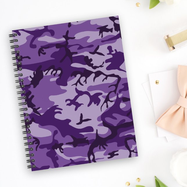 Carnet Camouflage violet, Armée (Créateur téléchargé)