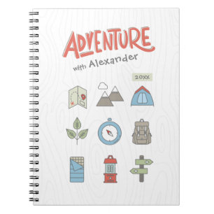 Carnet Camping Extérieur - Camping Graphique Photo Bloc-n