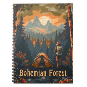 Carnet Camping forestier bohème