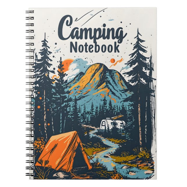 Carnet Camping vintage (Devant)