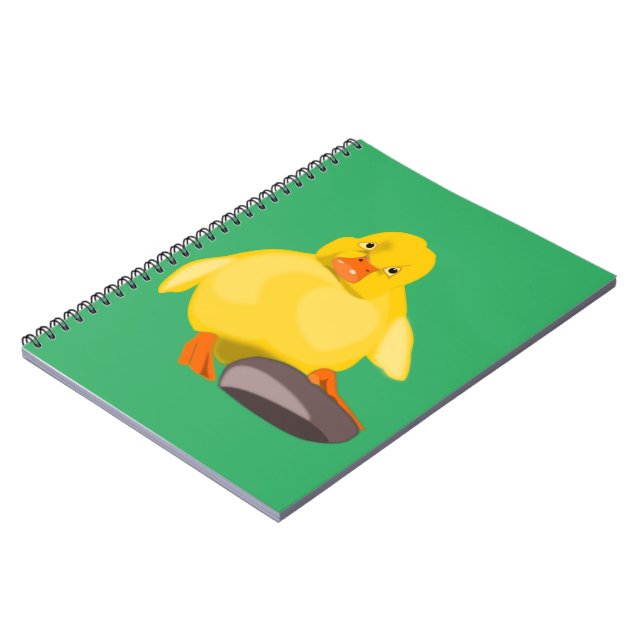 Carnet Canard jaune mignon (Côté gauche)