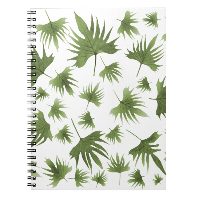 Carnet Canary Vine Feuilles (Devant)