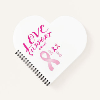 Carnet Cancer du sein : Amour, soutien et rubans roses