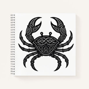 Carnet Cancer — Encre Hantée Zodiaque Crabe
