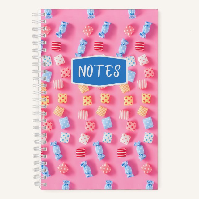 Carnet Candies Pastel Colorées (Recto)
