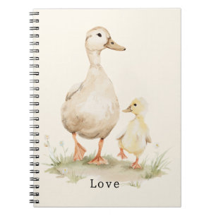 Carnet Canetons bébé de maman jaune