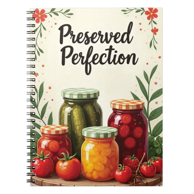 Carnet Canning and Fermentation Recipes (Devant)