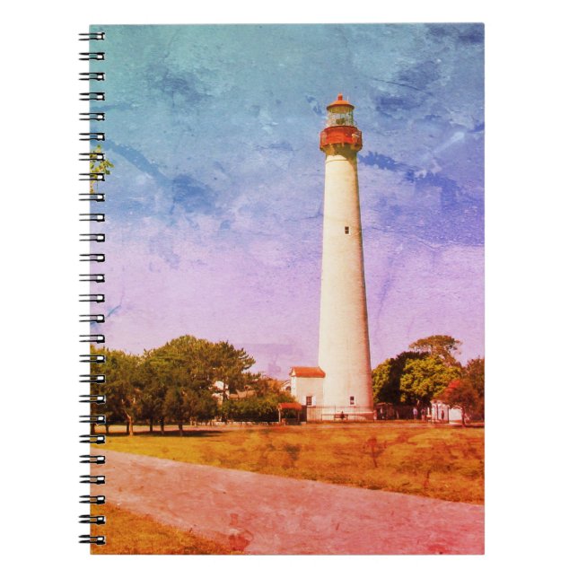 Carnet Cape May Lighthouse Canvas Imprimer (Devant)