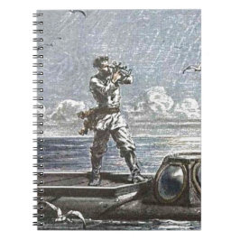 Carnet Capitaine Nemo Verne 20 000 lieues Sci Fi Art