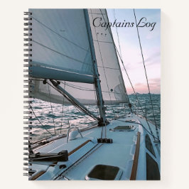 Carnet Capitaines Log Sailboat