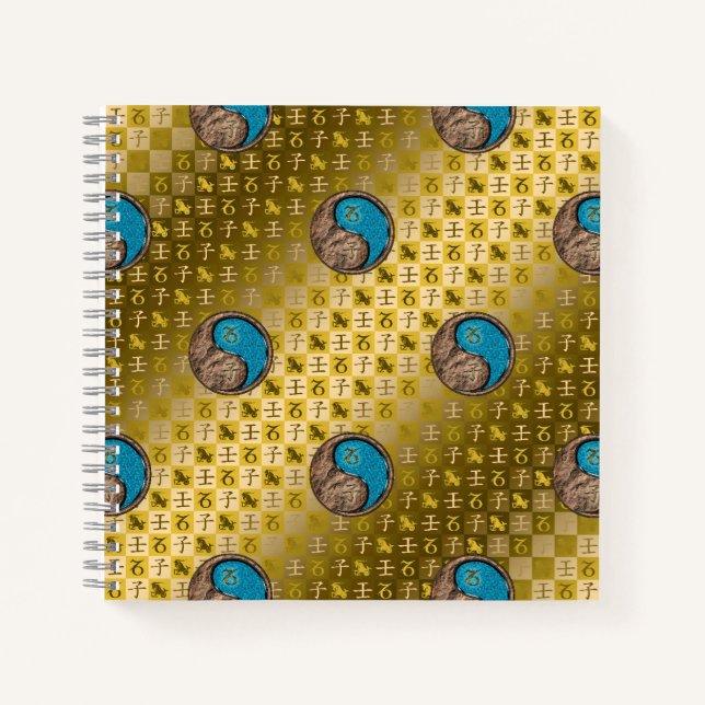 Carnet Capricorne & Rat d'eau (Devant)