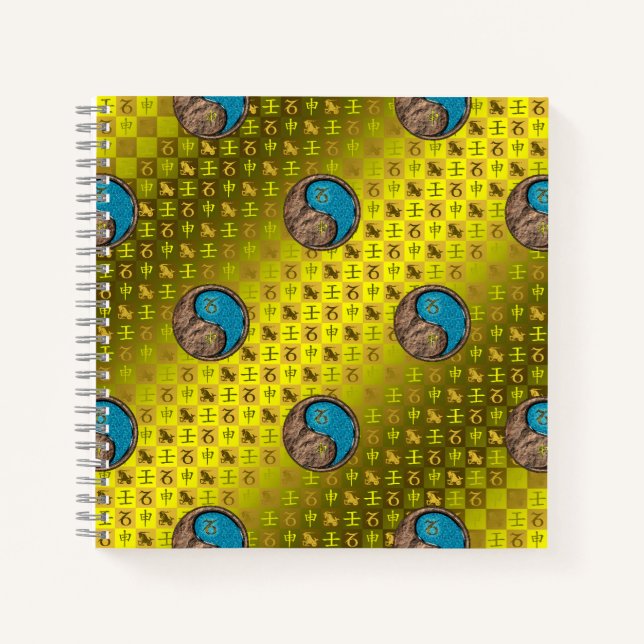Carnet Capricorne & Singe d'eau (Devant)