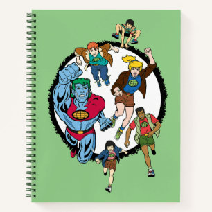 Carnet Captain Planet et les Planétètres Cercle Graphic