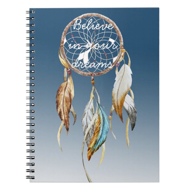Carnet Capteur Navy Blue Ombre Dream (Devant)