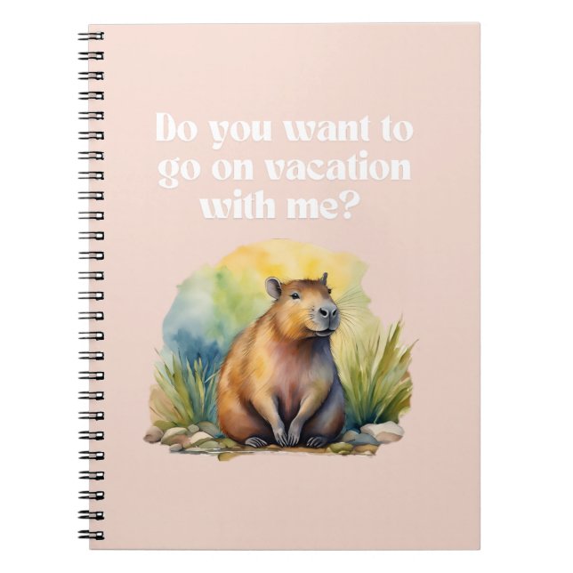 CARNET CAPYBARA NOTEBOOK-3 (Devant)
