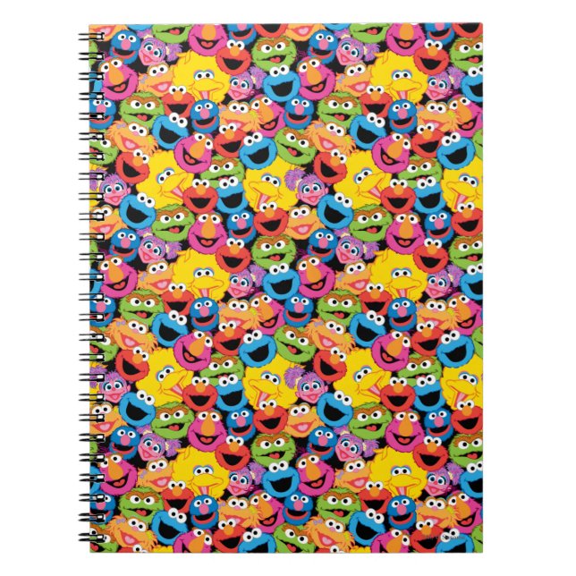 Carnet Caractère de rue Sésame Face au Motif (Devant)
