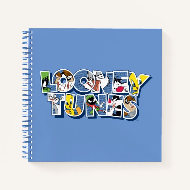 Carnet Caractères LOONEY TUNES™ en lettres (Devant)