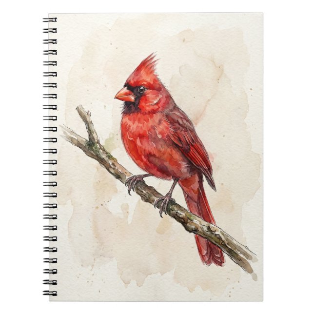 Carnet Cardinal du Nord (Devant)
