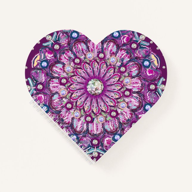 Carnet Cardinal Red Rosace (Devant)