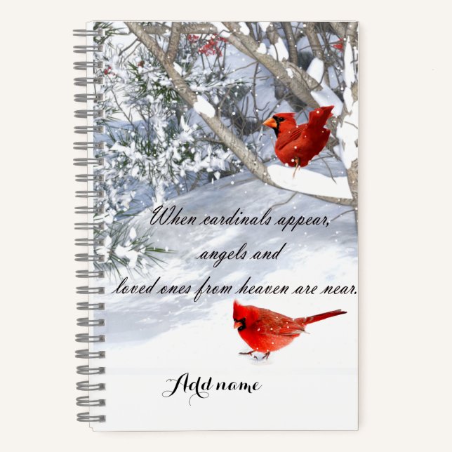 Carnet Cardinaux paradis  (Recto)
