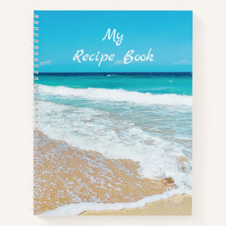 Carnet Caribbean Beach Waves in Aruba Recette Book