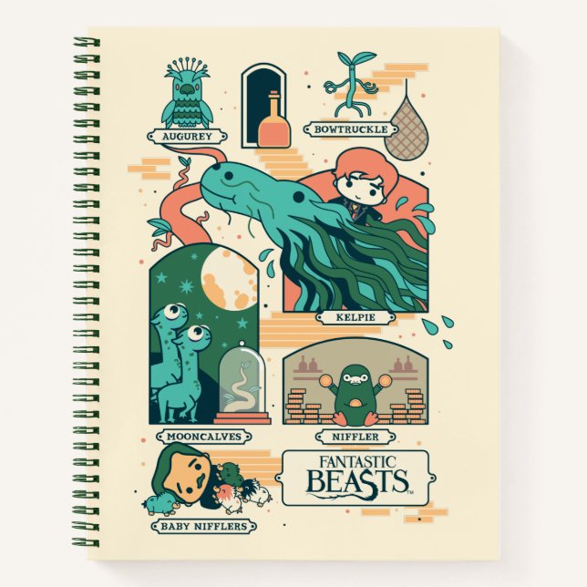 Carnet Caricature Bêtes fantastiques Scènes (Devant)
