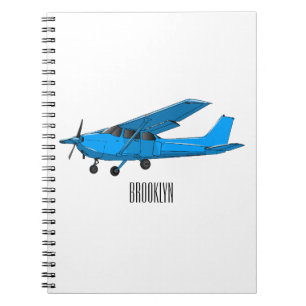 Carnet Caricature d'avion à voilure fixe
