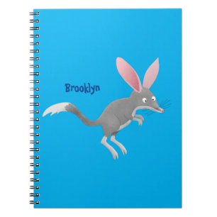 Carnet Caricature de bilby australien très heureuse