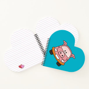 Carnet Caricature de porc