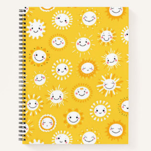Carnet Caricature joli sourire soleil