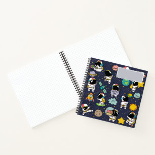 Carnet Caricature spatiale astronaute
