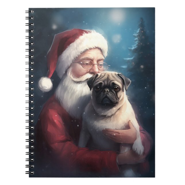 Carnet Carlin Avec Noël Festif Du Père Noël (Devant)