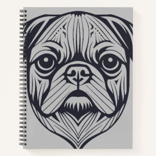 Carnet Carlin chien animal animal animal animal monde de