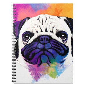 Carnet Carlin Chien Nature sauvage Couleurs animales Pein
