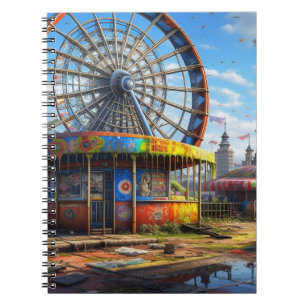 Carnet Carnaval abandonné Ferris Wheel Ai art
