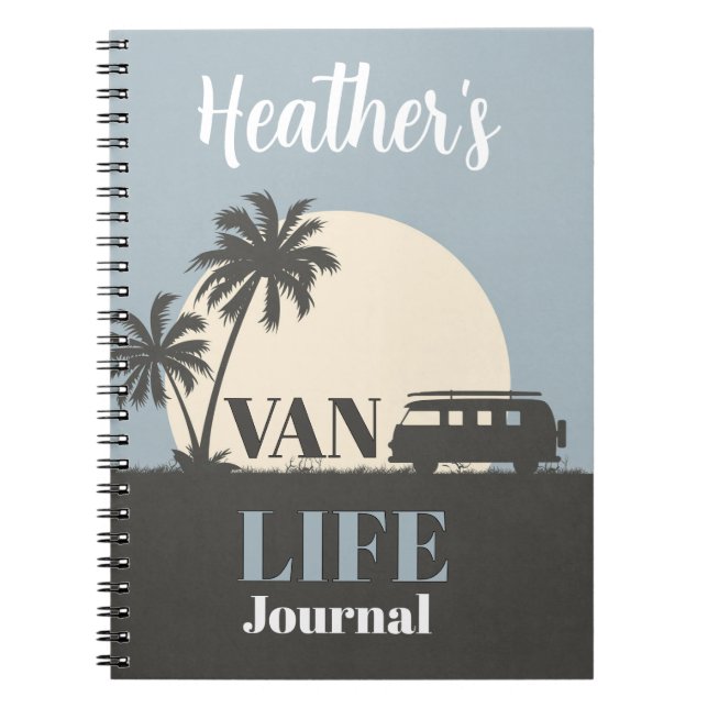 CARNET! 🚐 Carnet Van Life personnalisé (Devant)