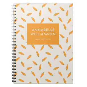Carnet Carottes Légumes Personnalisé