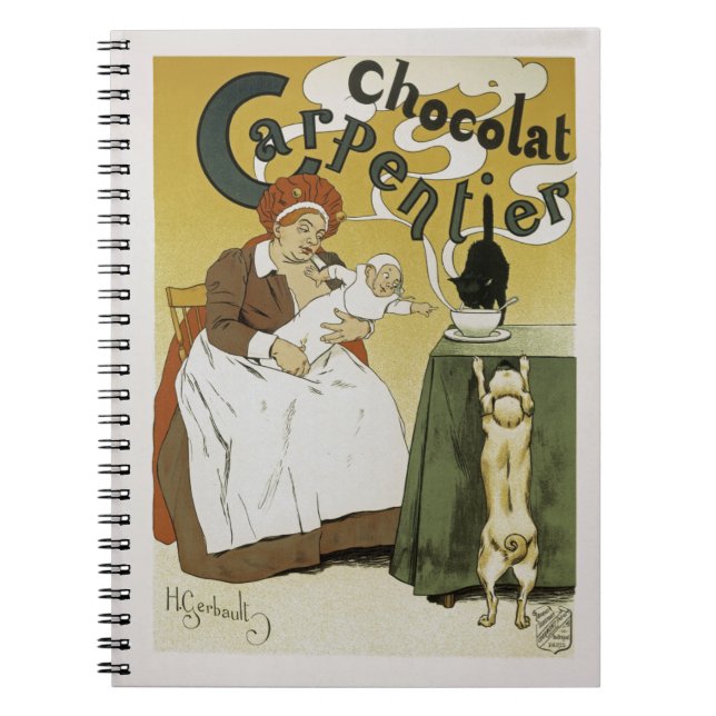 Carnet Carpentier au chocolat (Devant)