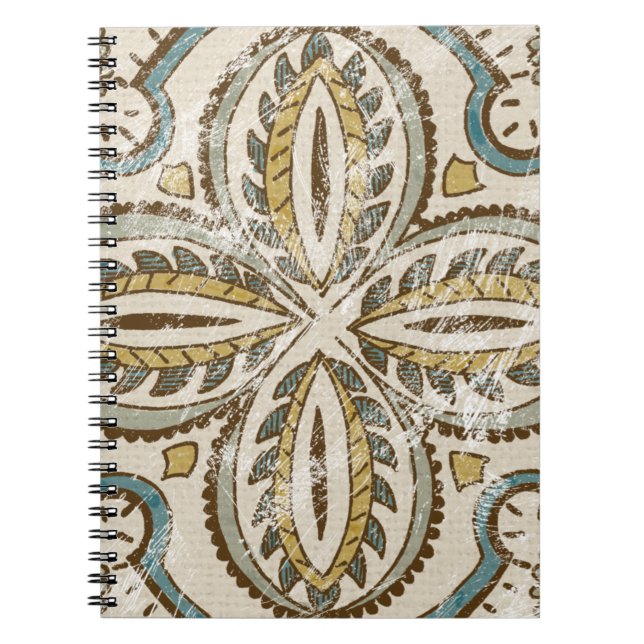 Carnet Carré Batik III non inscrit (Devant)