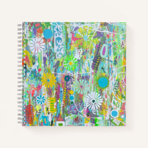 Carnet Carré d'alimentation de fleurs
