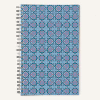 Carnet Carré motif rose et violet