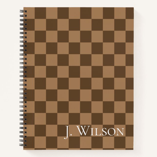 Carnet Carrés au chocolat doux (Devant)