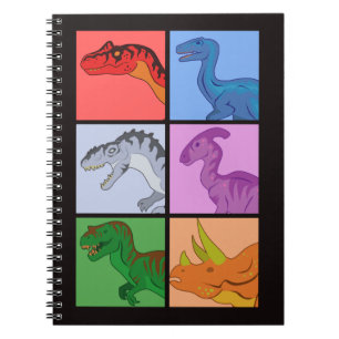 Carnet Carrés de dinosaure