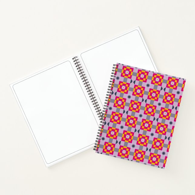 Carnet Carrés pixellisés 3 (Intérieur)