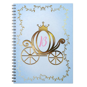 Carnet Carrosse en or de la princesse Histoire bleue Pers
