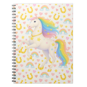 Carnet Cartable Cheval Arc-en-Ciel pour Enfants — Cooper 