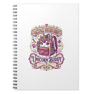 Carnet Cartable Licorne Copain Licorne Conception De Merc