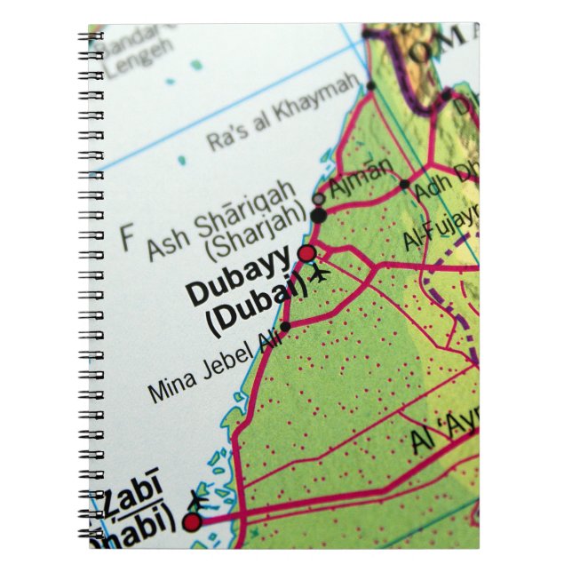Carnet Carte de Dubaï (Devant)