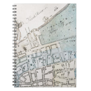 Carnet Carte de New York City, 1728