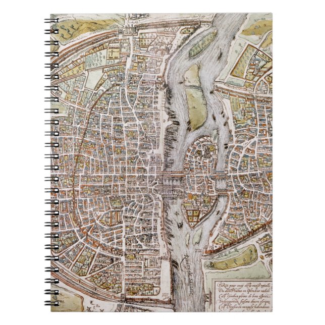 CARNET CARTE DE PARIS, 1581 (Devant)